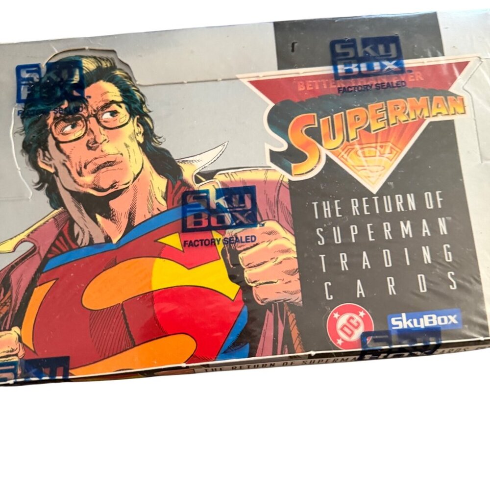 The Return Of Superman SkyBox Factory Sealed Trading Cards Box 1992 DC Comics - Picture 2 of 6